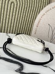 Fortok Chanel Cambon Ligne pochette White 12*20*3cm - 5
