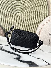 Fortok Chanel Cambon Ligne pochette Full Black 12*20*3cm - 3