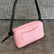 Fortok Chanel Cambon Ligne pochette Pink 12*20*3cm - 2