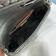Fortok Miu Miu Iconic Crystal Cloqué Nappa leather Pink Silver Top-handle bag 22.5x4.5x12cm - 4