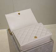 Fortok Saint Laurent Becky Medium chain bag White 25x17x7cm - 6