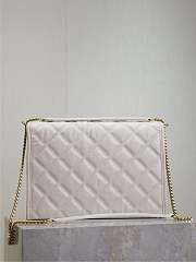 Fortok Saint Laurent Becky Medium chain bag White 25x17x7cm - 5