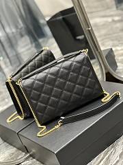 Fortok Saint Laurent Becky Medium chain bag Black 25x17x7cm - 3