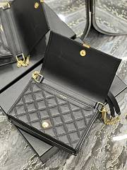 Fortok Saint Laurent Becky Medium chain bag Black 25x17x7cm - 4