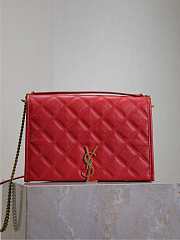 Fortok Saint Laurent Becky Medium chain bag Red 25x17x7cm - 1