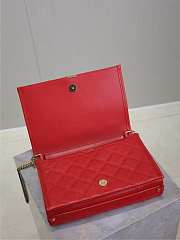 Fortok Saint Laurent Becky Medium chain bag Red 25x17x7cm - 2