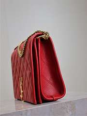Fortok Saint Laurent Becky Medium chain bag Red 25x17x7cm - 6