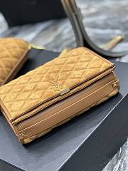Fortok Saint Laurent Becky Medium chain bag Suede Brown 25x17x7cm - 6