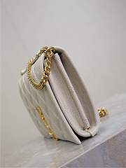 Fortok Saint Laurent Becky Small chain bag White 22.5×14.5×5cm - 6
