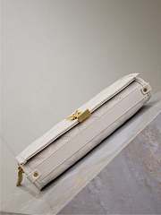 Fortok Saint Laurent Becky Small chain bag White 22.5×14.5×5cm - 5