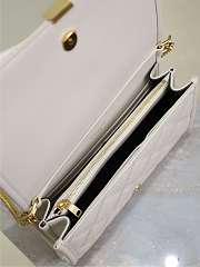 Fortok Saint Laurent Becky Small chain bag White 22.5×14.5×5cm - 3