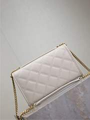 Fortok Saint Laurent Becky Small chain bag White 22.5×14.5×5cm - 2