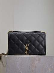 Fortok Saint Laurent Becky Small chain bag Black 22.5×14.5×5cm - 1