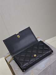 Fortok Saint Laurent Becky Small chain bag Black 22.5×14.5×5cm - 4