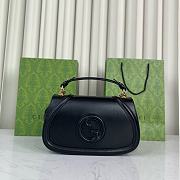 Fortok Gucci Blondie Top Handle Black 26.5x16.5x8.5cm - 1