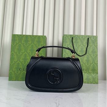 Fortok Gucci Blondie Top Handle Black 26.5x16.5x8.5cm