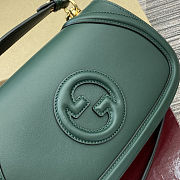 Fortok Gucci Blondie Top Handle Green 26.5x16.5x8.5cm - 5