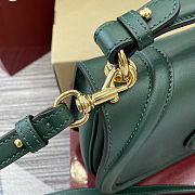 Fortok Gucci Blondie Top Handle Green 26.5x16.5x8.5cm - 2