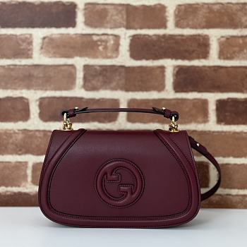 Fortok Gucci Blondie Top Handle Rouge 26.5x16.5x8.5cm