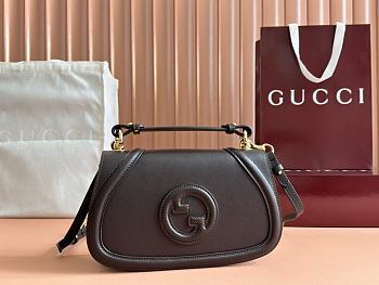 Fortok Gucci Blondie Top Handle Brown 26.5x16.5x8.5cm