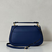 Fortok Gucci Blondie Top Handle Blue 26.5x16.5x8.5cm - 6