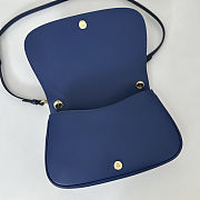Fortok Gucci Blondie Top Handle Blue 26.5x16.5x8.5cm - 5