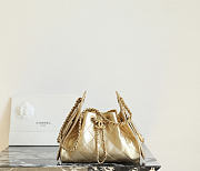 Fortok Chanel 25 Mini Bag Gold 20 x 22 x 12.5cm - 1