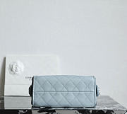 Fortok Chanel 25 Mini Bag Light Blue 20 x 22 x 12.5cm - 5