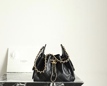Fortok Chanel 25 Mini Bag Black 20 x 22 x 12.5cm