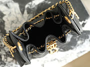 Fortok Chanel 25 Mini Bag Black 20 x 22 x 12.5cm - 4