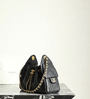 Fortok Chanel 25 Mini Bag Black 20 x 22 x 12.5cm - 3