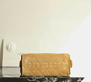 Fortok Chanel 25 Mini Bag Suede Brown 20 x 22 x 12.5cm - 5