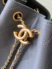 Fortok Chanel 25 color Grey Caviar Small bag 30x26x14cm - 2
