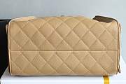 Fortok Chanel 25 color Tan Caviar Small bag 30x26x14cm - 3