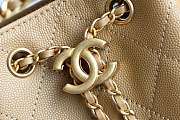 Fortok Chanel 25 color Tan Caviar Small bag 30x26x14cm - 2