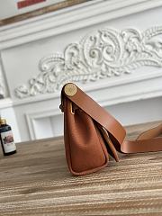 Fortok Hermès Herbag Zip mini bag in canvas Full Brown 20cm - 2