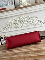 Fortok Hermès Herbag Zip bag in canvas Burgundy 31cm - 3