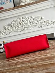 Fortok Hermès Herbag Zip bag in canvas Red 31cm - 6