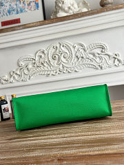 Fortok Hermès Herbag Zip bag in canvas Green 31cm - 2