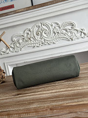 Fortok Hermès Herbag Zip bag in canvas Grey Green 31cm - 2