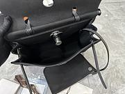 Fortok Hermès Herbag Zip bag in canvas Black 31cm - 4