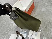 Fortok Hermès Herbag Zip bag in canvas Olive Green 31cm - 5