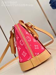 Fortok Louis Vuitton Alma BB bag in the Other Monogram canvas Red 17 x 11 x 23cm - 4
