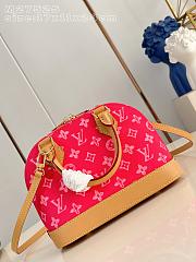 Fortok Louis Vuitton Alma BB bag in the Other Monogram canvas Red 17 x 11 x 23cm - 5