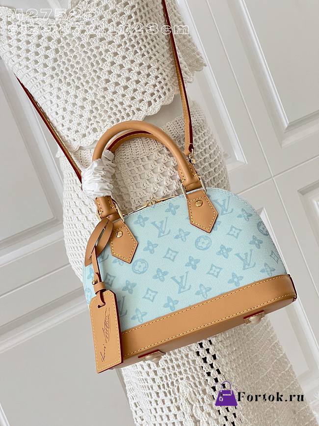 Fortok Louis Vuitton Alma BB bag in the Other Monogram canvas Blue 17 x 11 x 23cm - 1