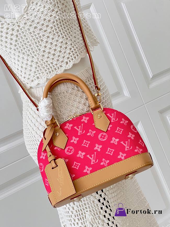 Fortok Louis Vuitton Alma BB bag in the Other Monogram canvas Red 17 x 11 x 23cm - 1
