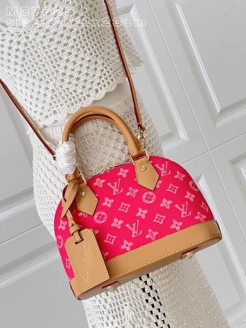 Fortok Louis Vuitton Alma BB bag in the Other Monogram canvas Red 17 x 11 x 23cm