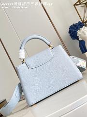 Fortok Louis Vuitton Capucines Mini bag in light blue 27 x 9 x 17cm  - 6