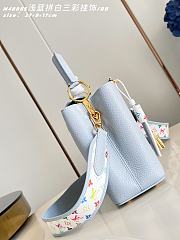 Fortok Louis Vuitton Capucines Mini bag in light blue 27 x 9 x 17cm  - 3
