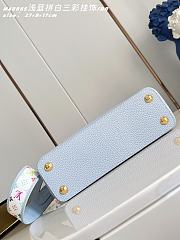 Fortok Louis Vuitton Capucines Mini bag in light blue 27 x 9 x 17cm  - 2